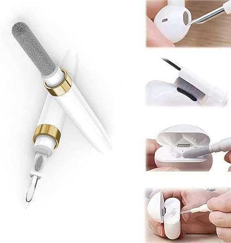 Miniatura 6 de GOALSEN ECP4in1 - Kit de limpieza para Airpod equipado con una esponja flocada, una punta de metal para bolígrafo y 2 cepillos de alta densidad,