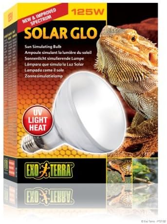 125-watt Exo Terra Solar-Glo High Intensity Self-Ballasted Uv/Heat Mercury Vapor Lamp, vapor bulbs