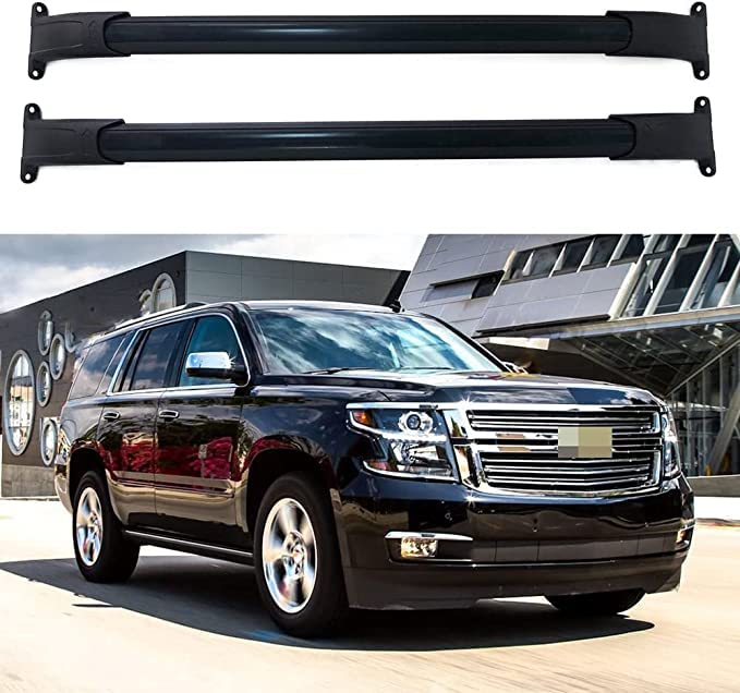 Buy 2PCS Aluminium Roof Rack Bars for Chevrolet Tahoe 20152019, Car Roof Rack Rail Cross Bars