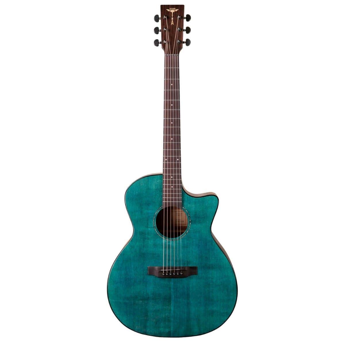Tyma G-3E CB gitara akustyczna, niebieska
