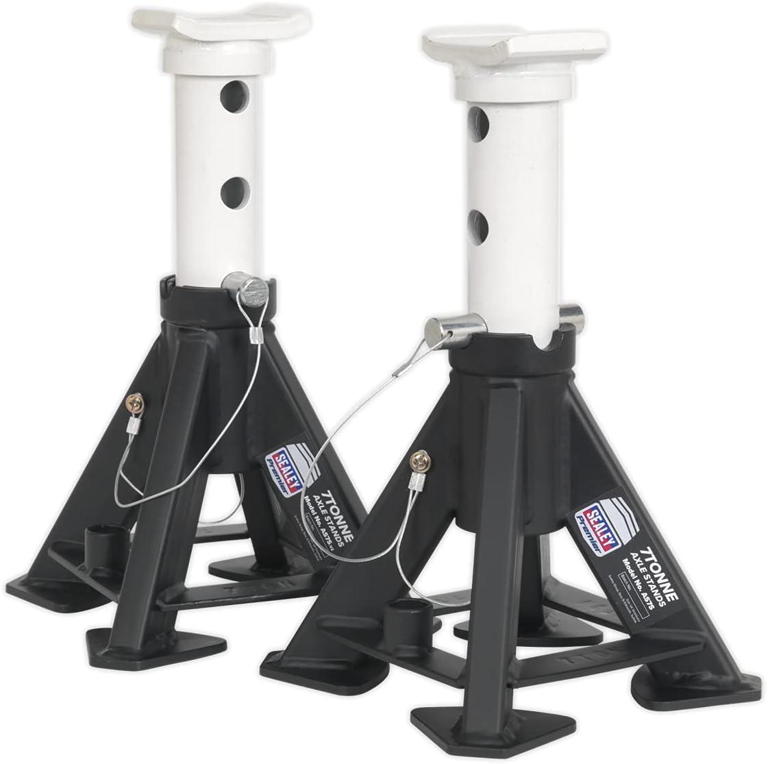 Sealey As7S Axle Stands 7Tonne Capacity Per Stand 14Tonne Per Pair Short