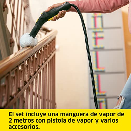 Karcher-SC-2-EasyFix-Limpiadora-de-Vapor-para-el-Hogar-con-Kit-de-Limpieza-de-Suelos-EasyFix-2-Tubos-de-Prolongacion-Accesorios-Vaporeta-Limpieza-sin-Detergentes-Negro-Amarillo-1512-0500 Karcher-SC-2-EasyFix-Limpiadora-de-Vapor-para-el-Hogar-con-Kit-de-Limpieza-de-Suelos-EasyFix-2-Tubos-de-Prolongacion-Accesorios-Vaporeta-Limpieza-sin-Detergentes-Negro-Amarillo-1512-0500