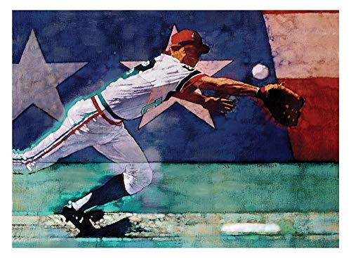 Affiche sur toile encadrée baseball olympique image sur chassis 80x109 cm