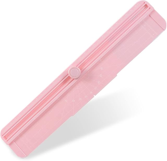 Rayson RC4100P-UK Paper Trimmer, A4 Size Paper Cutter for Coupon, Craft Paper or Photos (Light Pink)