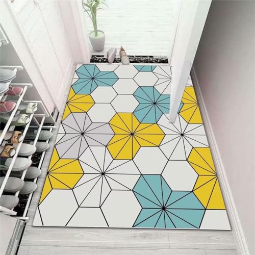 Tapis doux et lavable en machine pour salon XXL moderne 200x250cm