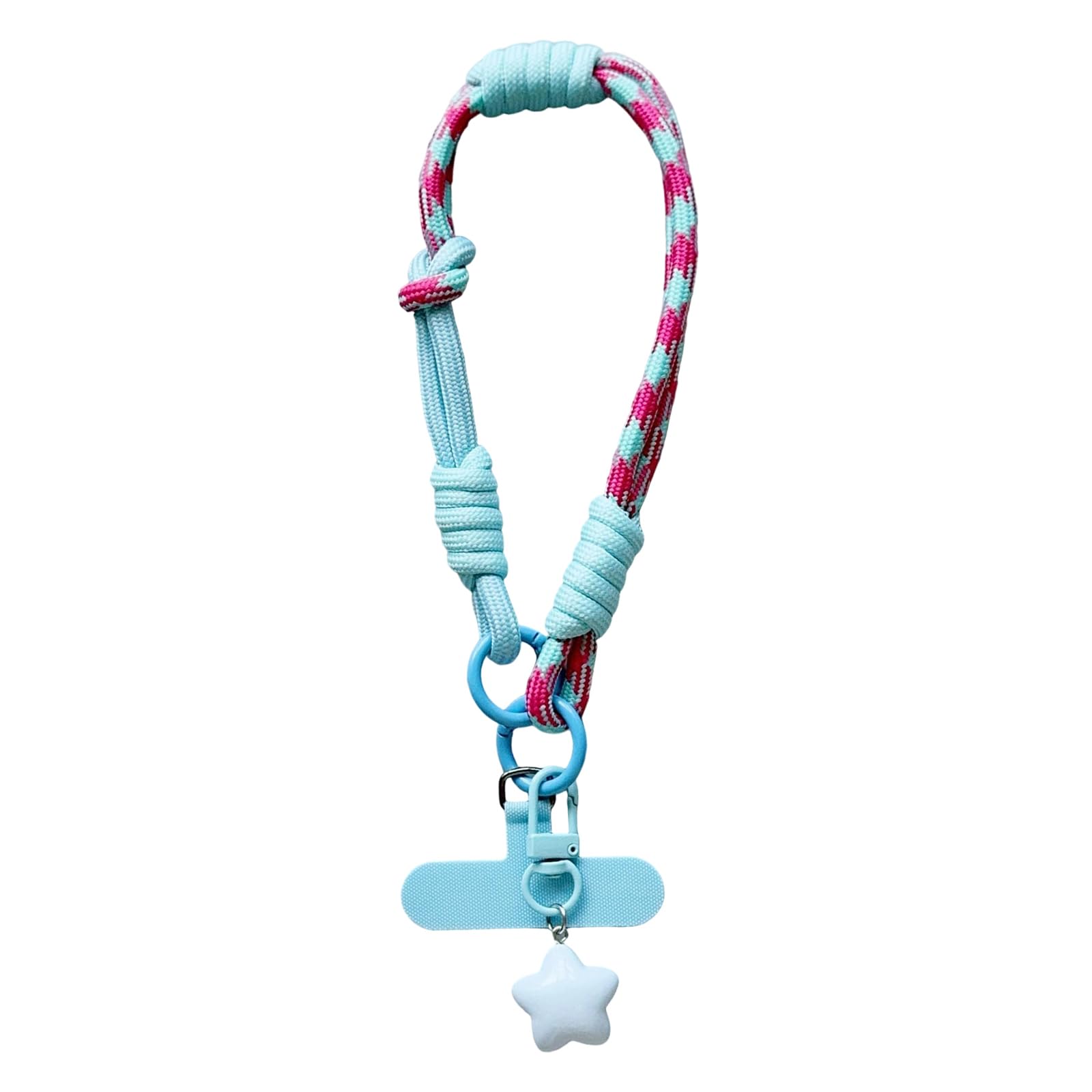 alloneslife Wrist Strap for Smartphones Polyester Construction Star Charm Mobile Lanyard Adjustable Wristband Minimalists Phone Lanyard