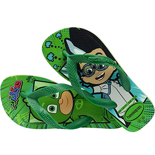 Havaianas Kids Boys Top PJ Masks Flip Flops - Citronella - 11/12K US4
