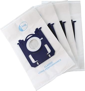 S-Bag Broom Bag 4 Pack Compatible with SUPERVAC Philips, Electrolux