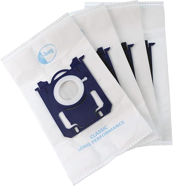 S-Bag Broom Bag 4 Pack Compatible with SUPERVAC Philips, Electrolux