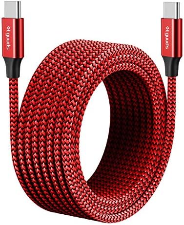 etguuds Long USB C to USB C Cable 16ft, 60W Fast Charging Type C to C Cord