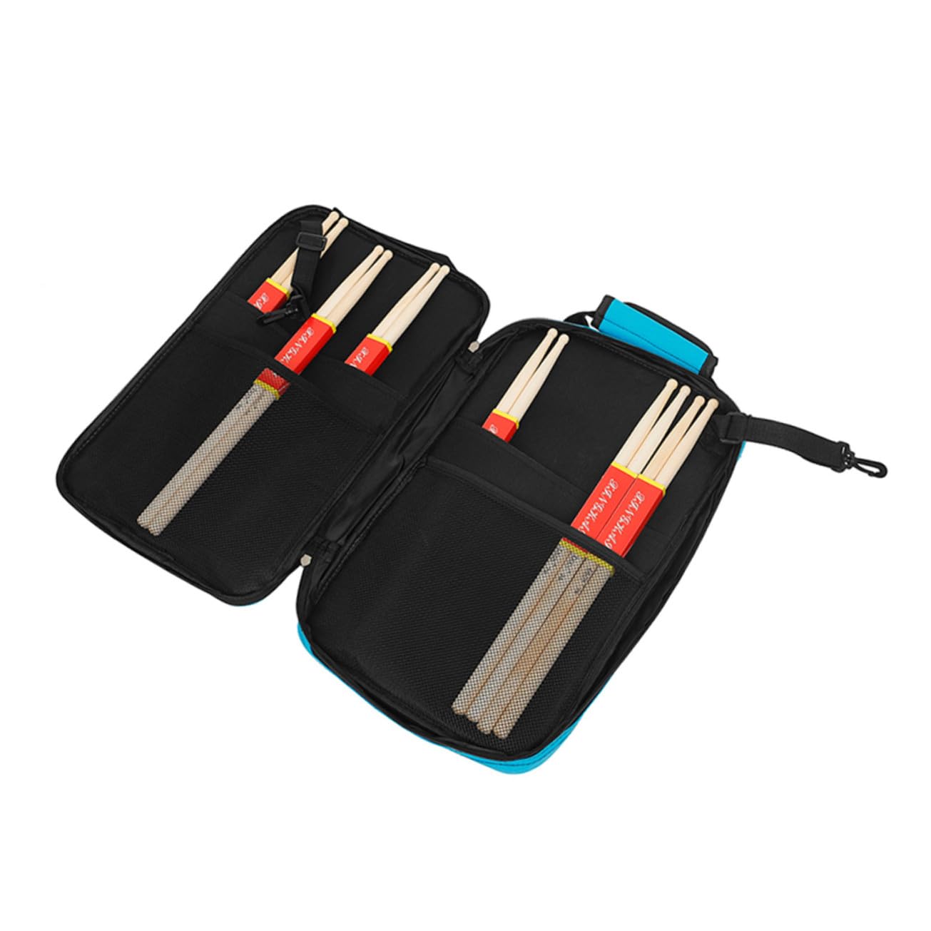 Gatuida Borsa Porta Bacchette in Oxford Spesso Resistente all Acqua Tracolla Ergonomica e Manico per Trasporto Comodo Capacità per Bacchette e Mallets Custodia Portatile per Musicisti