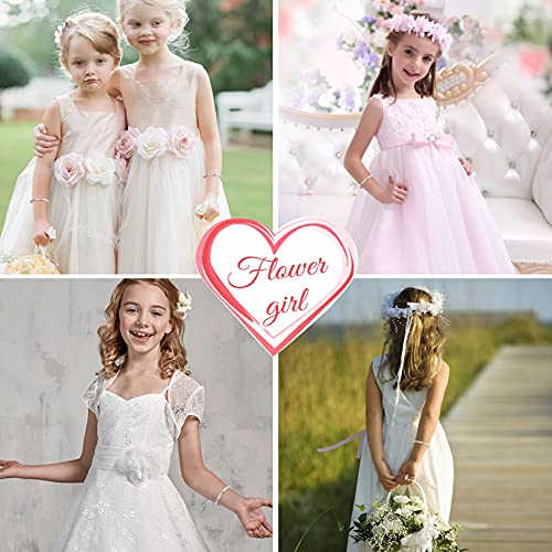 LParkin Flower Girl Bracelet Flowergirl Pearl Bracelet Flowergirl Gift Jewelry (Bracelet) - Thumbnail 2