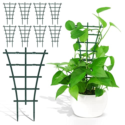 KLINNA Pflanzenstütze 4er Set - Rankhilfe Für Tomaten & Rosen Schwarz
