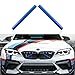 2PCS Frontgrill Einsatz Streifen Kühlergrill Zierleiste Kompatibel mit BMW F20 F21 F22 F23 F44 F45 F46 F30 F31 F34 F32 F33 F36 G30 G38 G32 G11 G12 F25 G01 F26 G02 G05 Auto Zubehör (A, Blue)