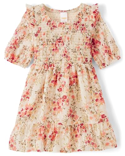 Image of Gymboree Girls' and Toddler Short Sleeve Smocked Dresses