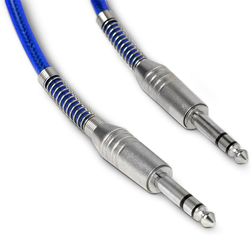 Snakebite Professional Balanced/Stereo 1/4" Jack to Jack Cable. TRS