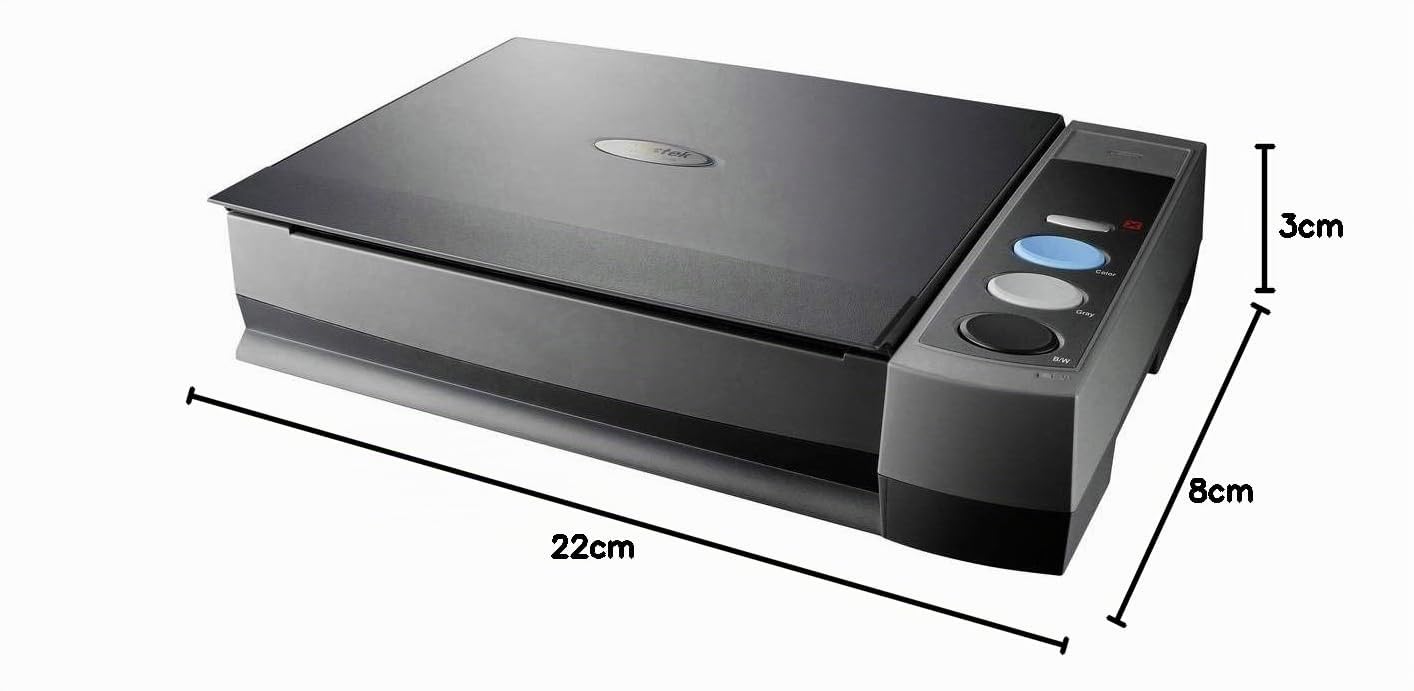 Plustek OpticBook 3900 Flatbed scanner 1200 x 1200 DPI A4 Black