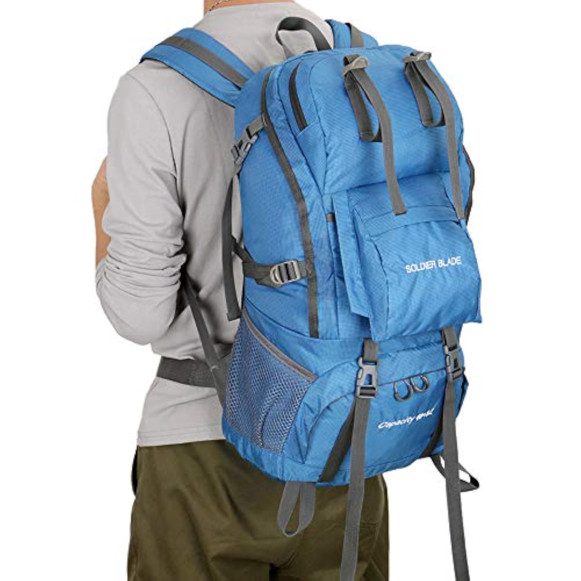 45L Hiking Backpack Large Waterproof Travel Pack