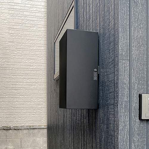 Amazon.co.jp: 電気メーターカバー BAKO(バコ)ブラック 森田アルミ工業