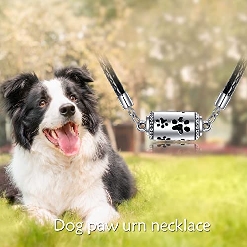 Onefinity Cat/Dog Urn Necklace For Ashes Sterling Silver Cat/Dog Keepsake Pet Memorial Pendant Jewelry Gift For Women Men (Pet Paw Urn Necklace) #TOP6
