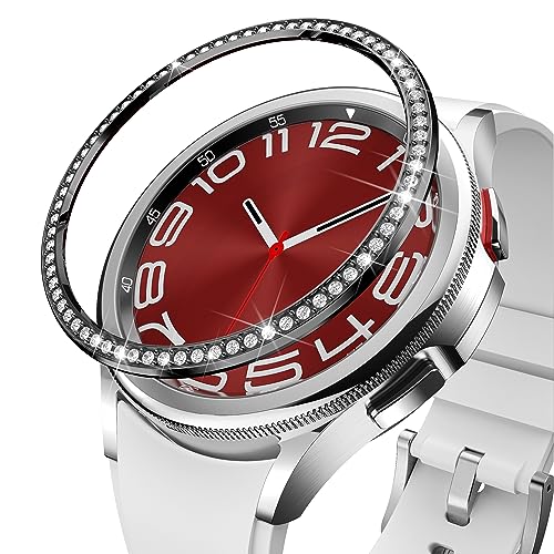 Anneau de lunette en acier inoxydable brillant Galaxy Watch 6 43mm