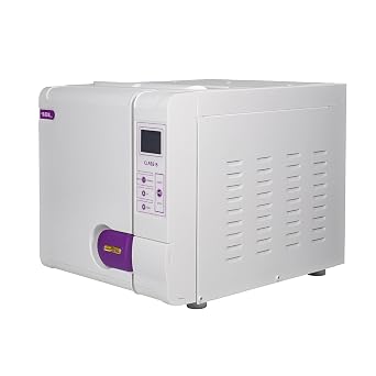 18L Class B Automatic Lab Autoclave Steam Sterilizer 3 Times Pre-Vacuum Bench Table Top Sterilization Machine with Vacuum Drying Function Double-Control Lock JQ-18