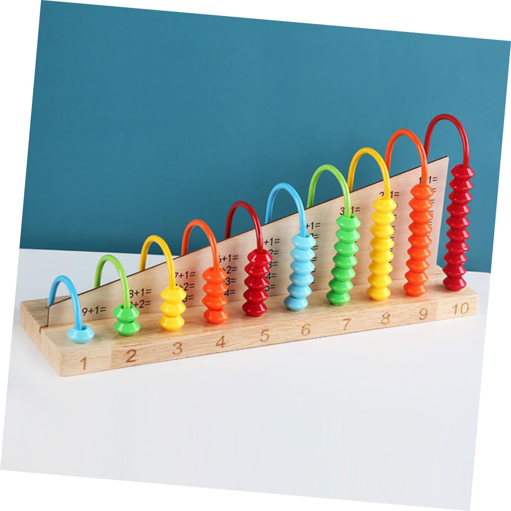 Gatuida Ábaco Educativo y Juguete Cognitivo para Niños, Material Didáctico Compacto Cuentas Coloridas, Herramienta de Conteo, Entrenamiento Mental en Casa y Escuela