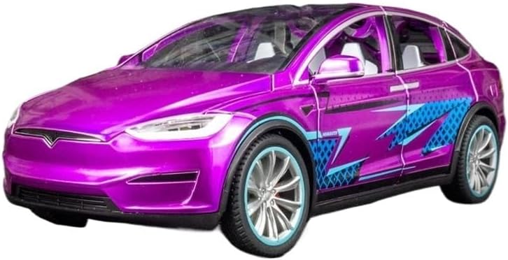 2403A Simulation of new energy vehicle alloy model - 2403A [black](2403A 1 Purple)