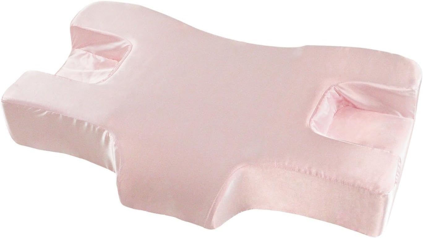 Morbido Cuscino per Dormire Memory Foam Prevenzione delle Rughe Cuscino di Bellezza Cuscino Antirughe, H, 62x38x10cm