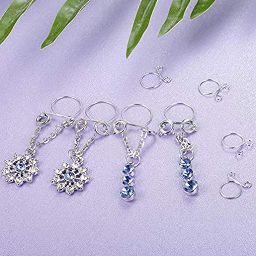 ARTIBETTER 2 Pares Anéis de Mamilo Sexy Piercing Mamilos Piercing Anéis de Mamilo Cristal Strass Joi