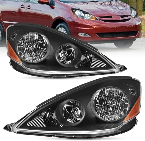 Image of Headlights Assembly compatible with 2006-2010 Toyota Sienna
