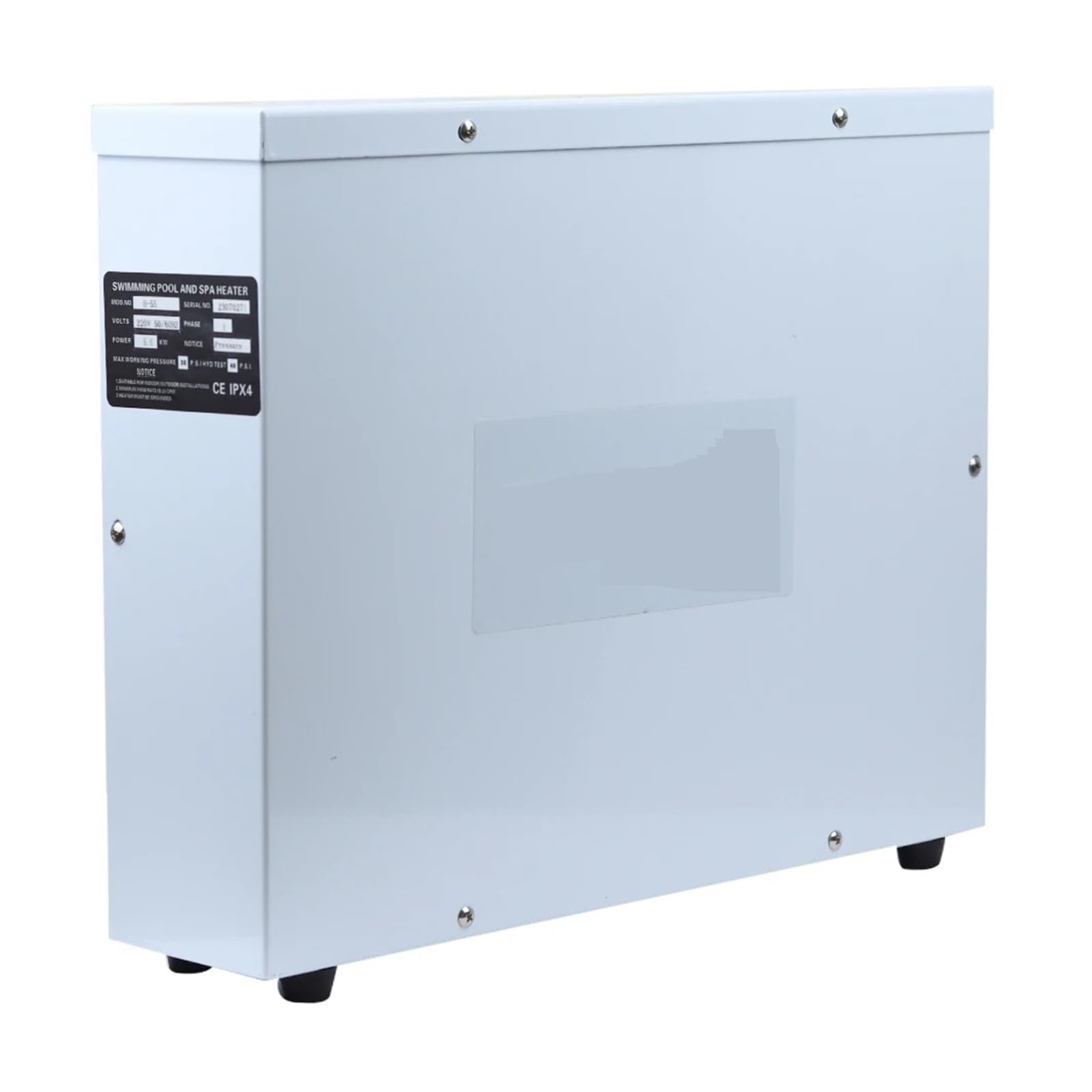 Thermostat de Chauffage de Piscine Spa for Piscine Hors Sol creusée, Pompe à Chaleur for avec écran Tactile à Affichage numérique Chauffage Efficace(18KW,220)