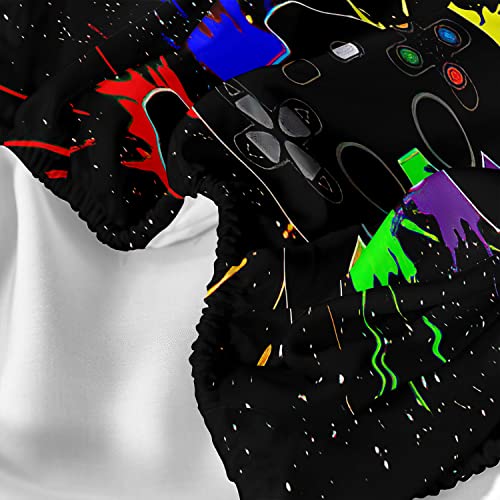 Ailonen Gamer Fitted Sheet Twin Size,Gaming Bedsheets Set,Gamepad Bed Sheet Set For Boys,Boys Video Games Bedding Set,1 Fitted Sheet And 2 Pillow Case,3 Piece #TOP3