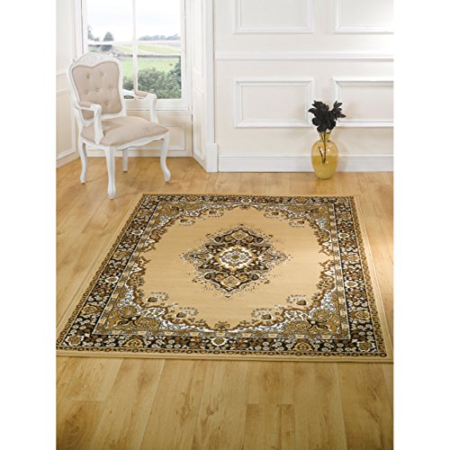 Just Contempou00a0u0096u00a0Tradicional Alfombra, Beige, 80 x 150 cm