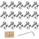M5 x 20 mm Senkkopfschrauben Edelstahl A2 V2A – 30 Stück Torx Schrauben mit T25 Schlüssel, Korrosionsbeständig, Hohe Festigkeit, Perfekt für Industrie & DIY