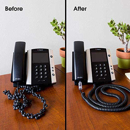 Démêlant le cordon de téléphone pour optimiser un appareil fixe - 5