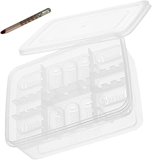 Balacoo Incubadora De Répteis Porta-Ovos De Plástico Animais De Plástico Incubadoras De Ovos De Répteis De Plástico 16 Grades Caixa De Incubação Caixa De Incubação Para Clara De De