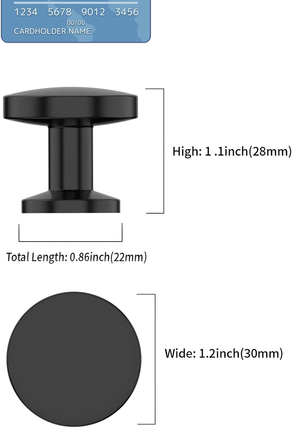 10 Pack 5 Inch Matte Black Cabinet Pulls and Single Hole Knobs
