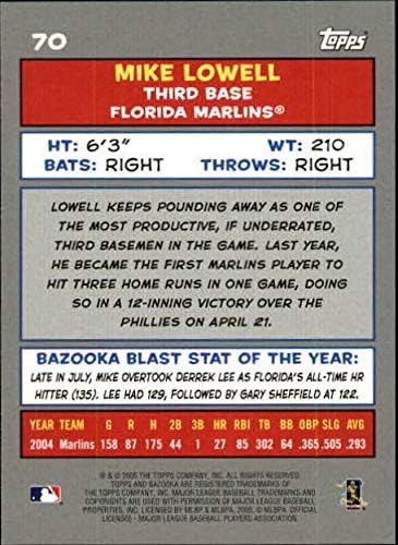 Miniatura 2 de 2005 Bazooka Minis #70 Mike Lowell - NM-MT