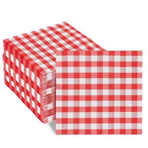 Serviettes en papier jetables BENECREAT anti-taches pour barbecue et pique-nique en lot de 140