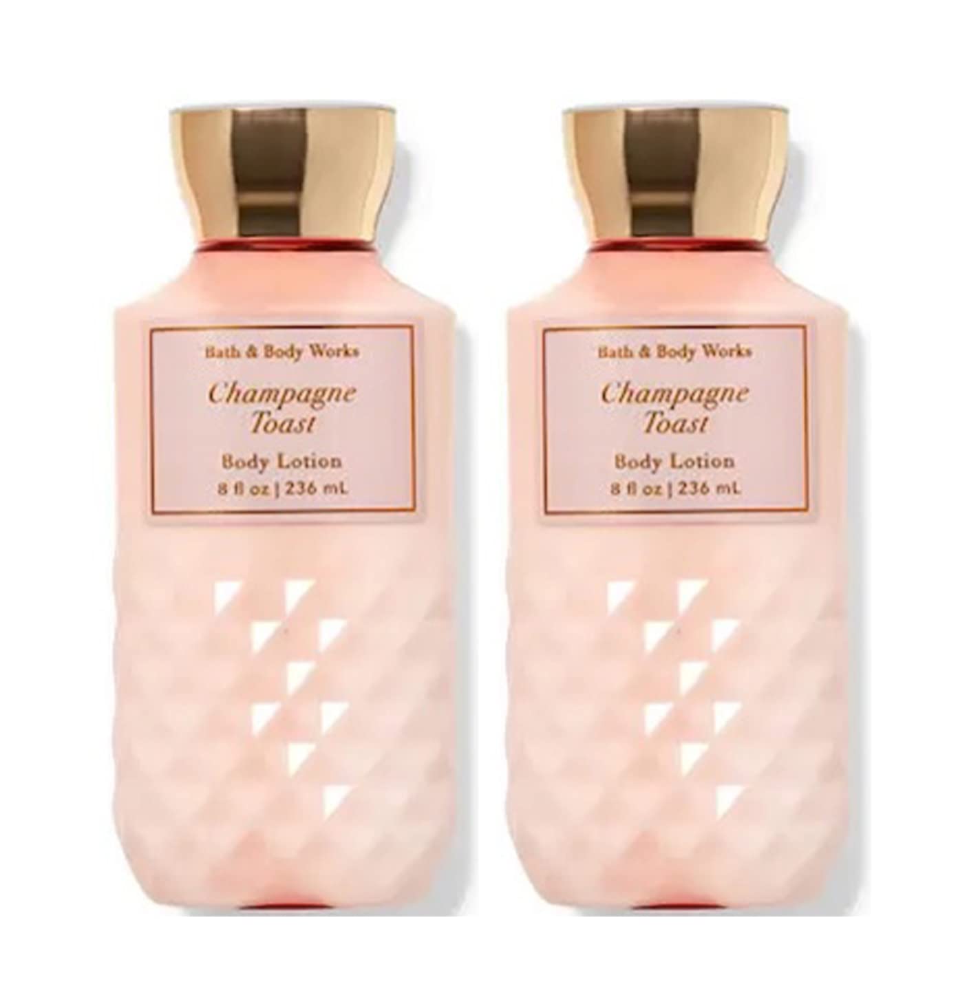 Bath & Body Works Bath and Body Works Champagne Toast Super Smooth Lotion Sets Gift For Women 8 Oz -2 Pack (Champagne Toast) 16 Fl Oz