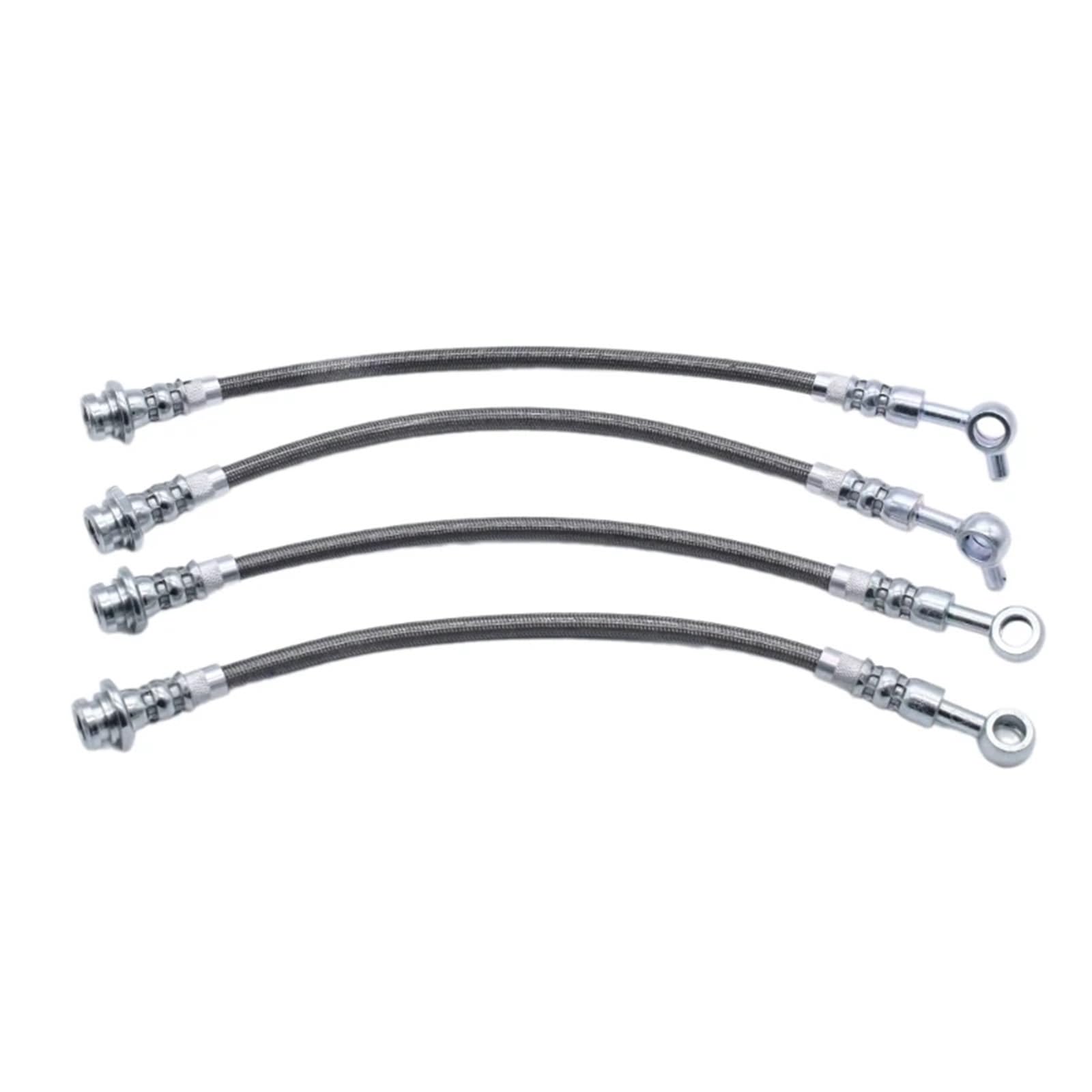 Aqyhsotw One Color Brake Line Hose Set Front Rear Hydraulic Brake Line High Strength Replacement Fit For Patrol Y60 1988-1997 Brake Lines Kit