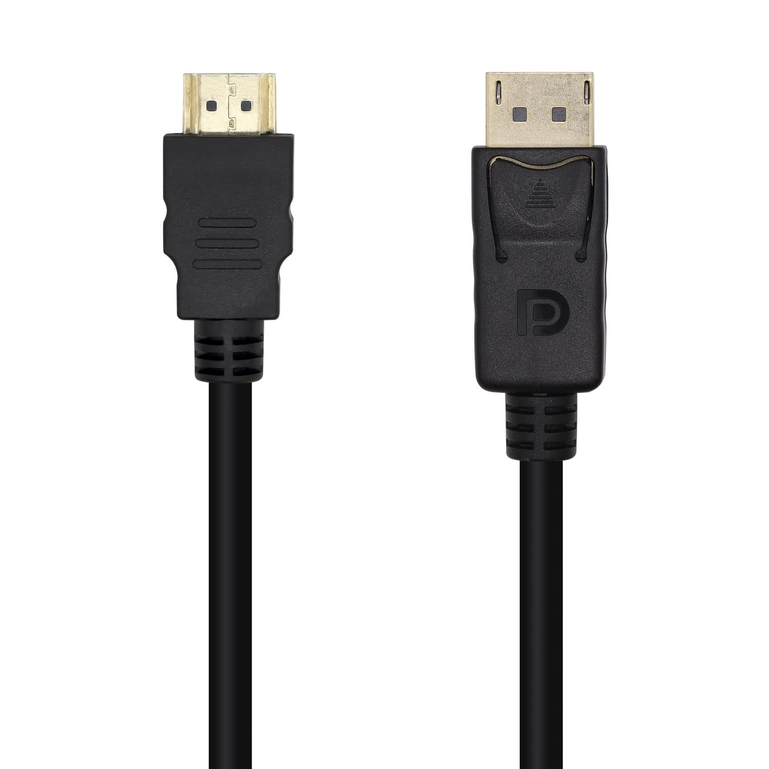 AISENS A125-0460 DISPLAYPORT to HDMI Converter Cable, DP/M-HDMI/M, Black, 3m, Black/White