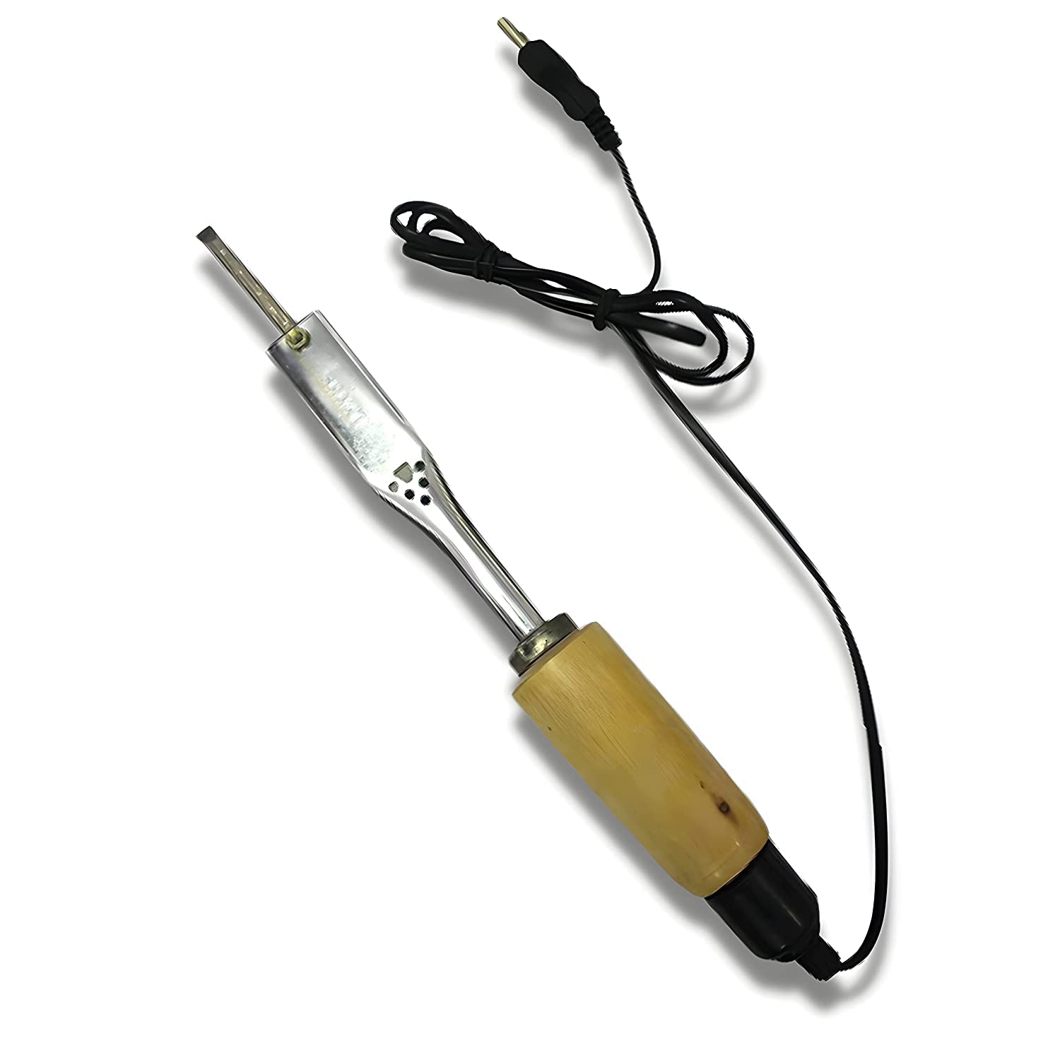 Gilhot® 65Watt Wooden Handle Round Headed Tip Soldering Iron For Bending copper, silver and other metals - Made In India (B09WFC31J5) Amazon Price History, Amazon Price Tracker