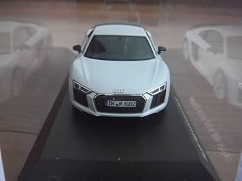 Amazon | アウディ R8 V10 plus Coupe ミニカー 1/43 白 ホワイト