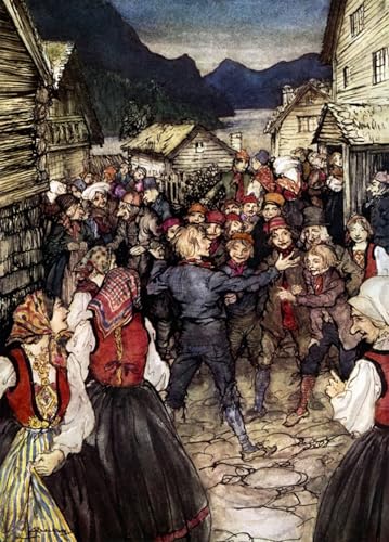 Cuadro de lienzo de Peer Gynt por Arthur Rackham decoración de pared para salón 60x90cm