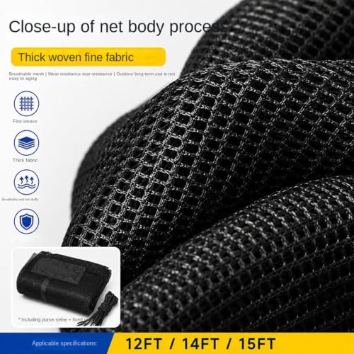 Red de seguridad para cama elástica resistente al desgarro y duradera 4