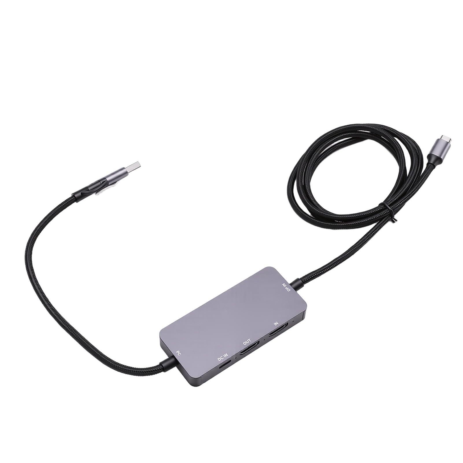 Karta Przechwytywania Wideo 4K 60 Hz |Zewnętrzny Rejestrator USB A i C do Gier, Transmisji na żywo z przepustowością 1080p i PD 100 W