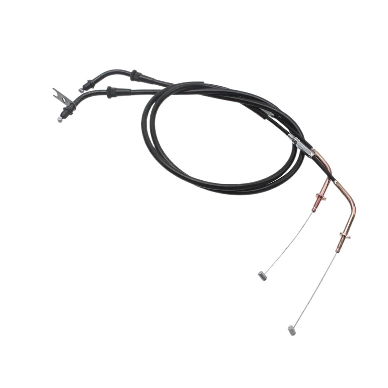Linea Cavo Acceleratore Moto Nero Compatibile Con Kawasaki | Cavo acceleratore in filo d'acciaio VULCAN 900 VN900 CLASSIC/LT 2006-2018, 1 paio
