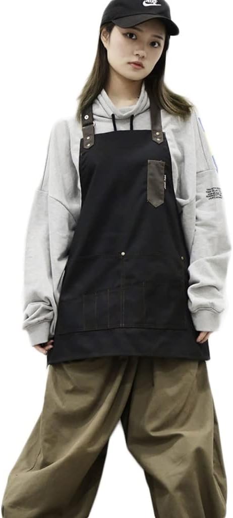 Amazon Co Jp エプロン キャンバスエプロンファッションベーキング花の作業服メンズレディースよだれかけ薄い防水絶妙なファッション ファッション
